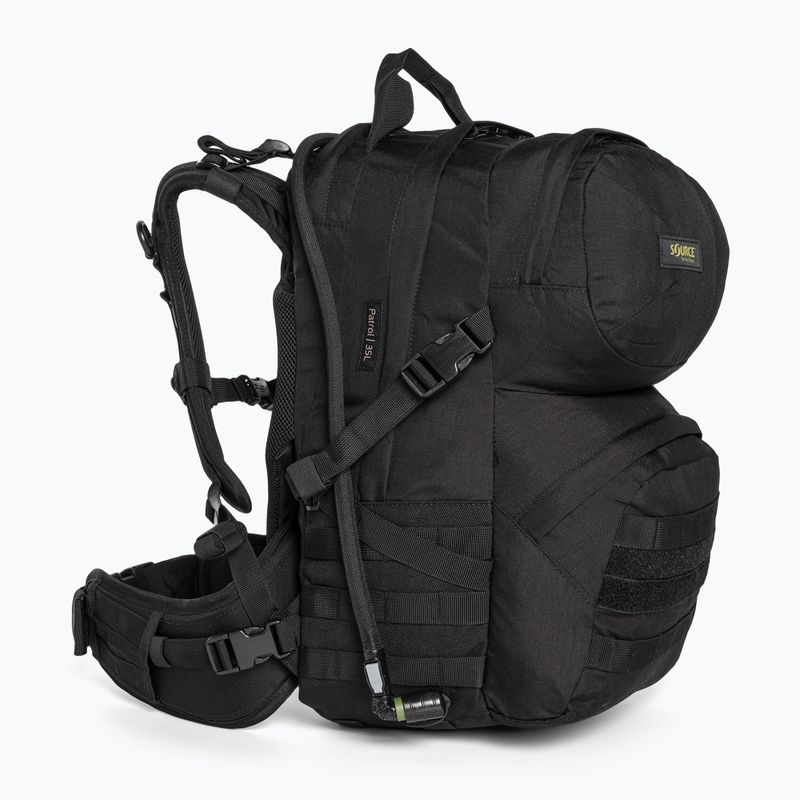 Πηγή Tactical Patrol 35 l μαύρο σακίδιο πλάτης 2