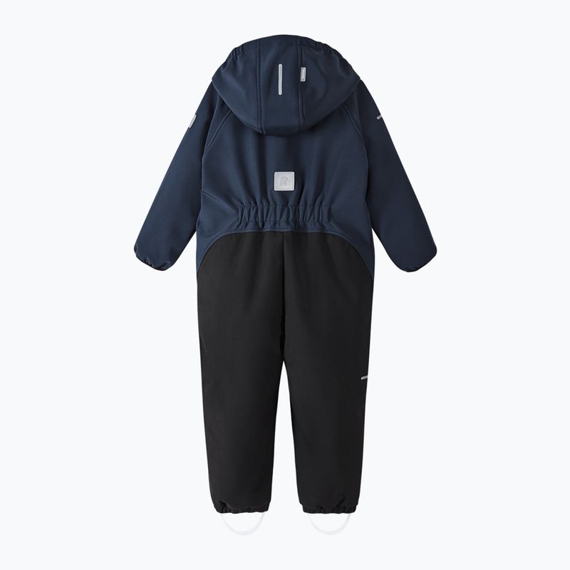 Παιδική ολόσωμη φόρμα softshell Reima Mjosa navy 2