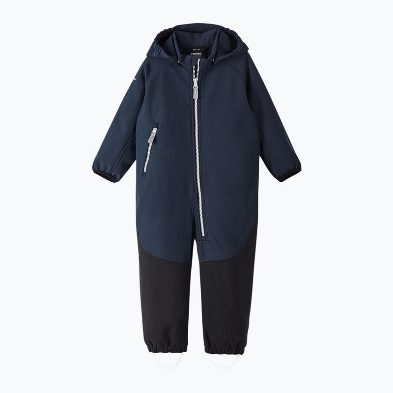 Παιδική ολόσωμη φόρμα softshell Reima Mjosa navy 3