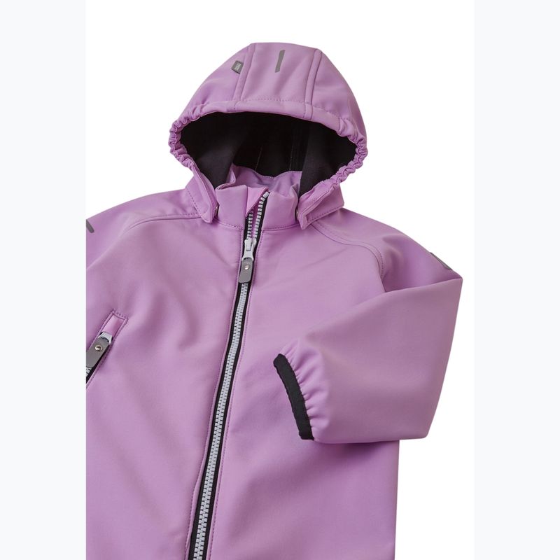 Παιδική ολόσωμη φόρμα softshell Reima Mjosa lilac pink 4