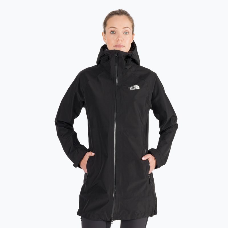 Γυναικείο μπουφάν βροχής The North Face Dryzzle Futurelight Parka μαύρο NF0A7QADJK31