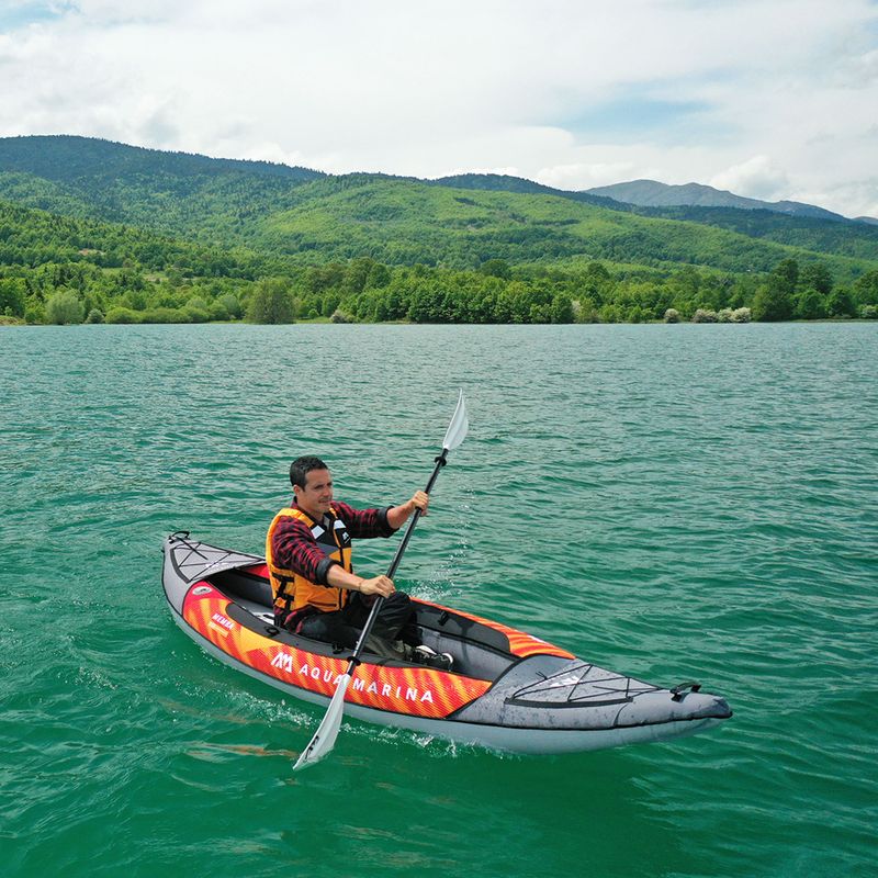 Aqua Marina Touring Kayak πορτοκαλί Memba-330 φουσκωτό καγιάκ 1 ατόμου 13