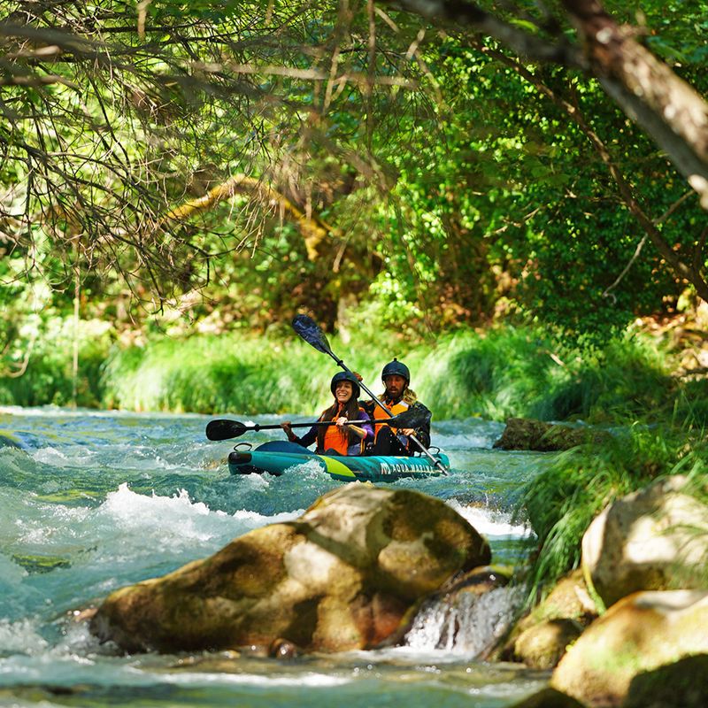 Aqua Marina Versatile / Whitewater Kayak μπλε Steam-412 φουσκωτό καγιάκ 2 ατόμων 13'6 16