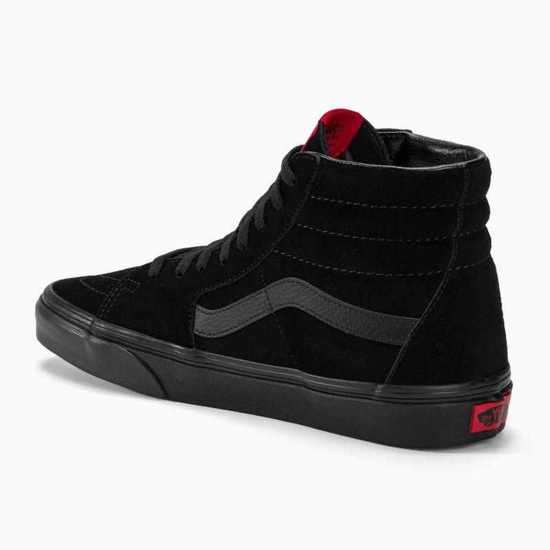 Vans Ua Sk8-Hi μαύρα/μαύρα παπούτσια 3