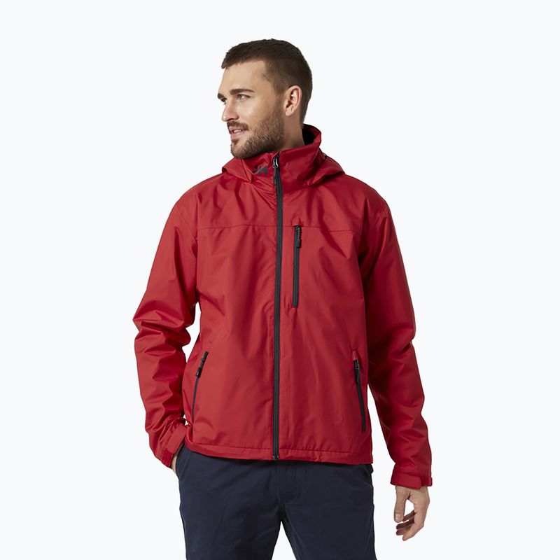 Ανδρικό μπουφάν με κουκούλα Helly Hansen Crew Κόκκινο 33875_162