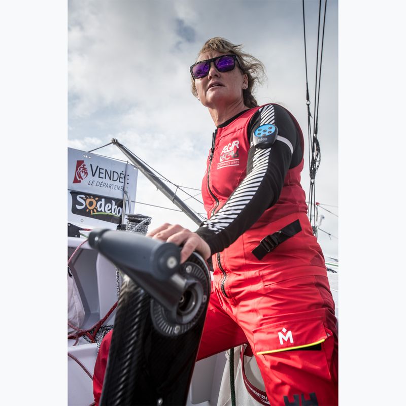 Γυναικείο στολή ιστιοπλοΐας Helly Hansen Aegir Race Salopette alert red 4