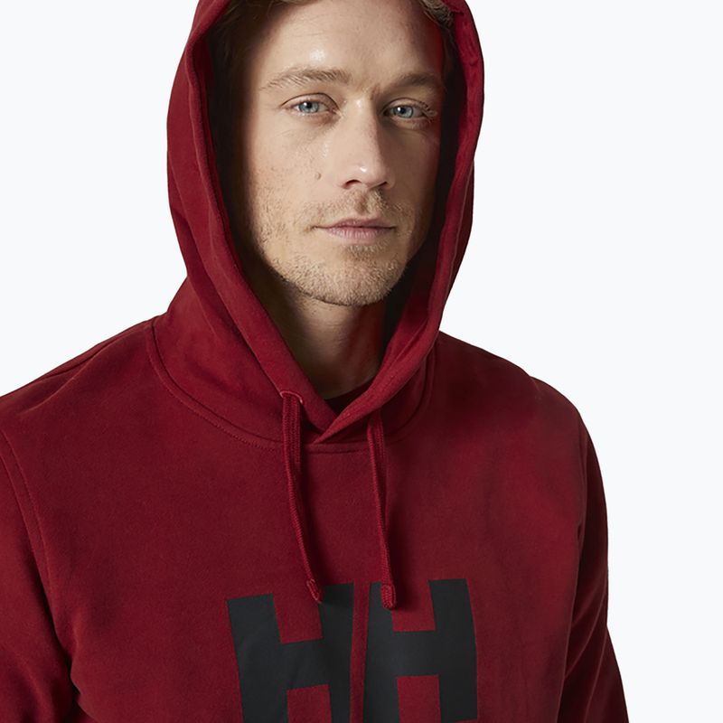 Ανδρικό Helly Hansen HH Logo Hoodie μπορντό 33977_215 3