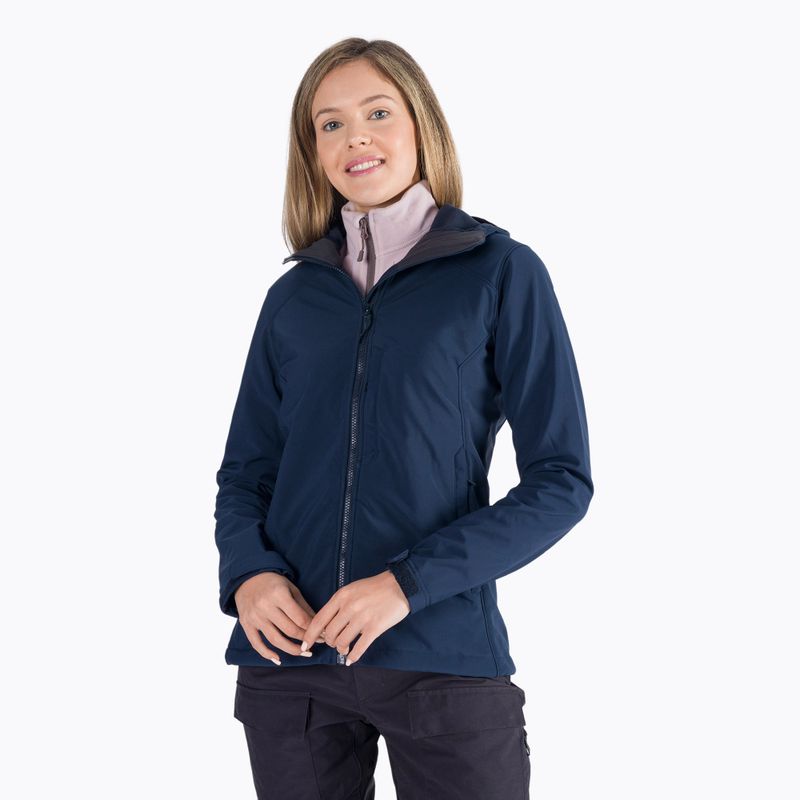 Helly Hansen γυναικείο softshell μπουφάν Paramount Hood navy blue 62988_597