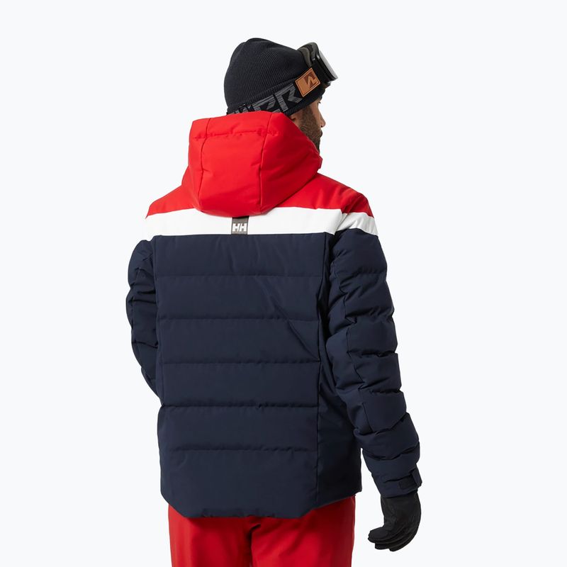 Helly Hansen ανδρικό μπουφάν σκι Bossanova Puffy μπλε και κόκκινο 65781_597 2