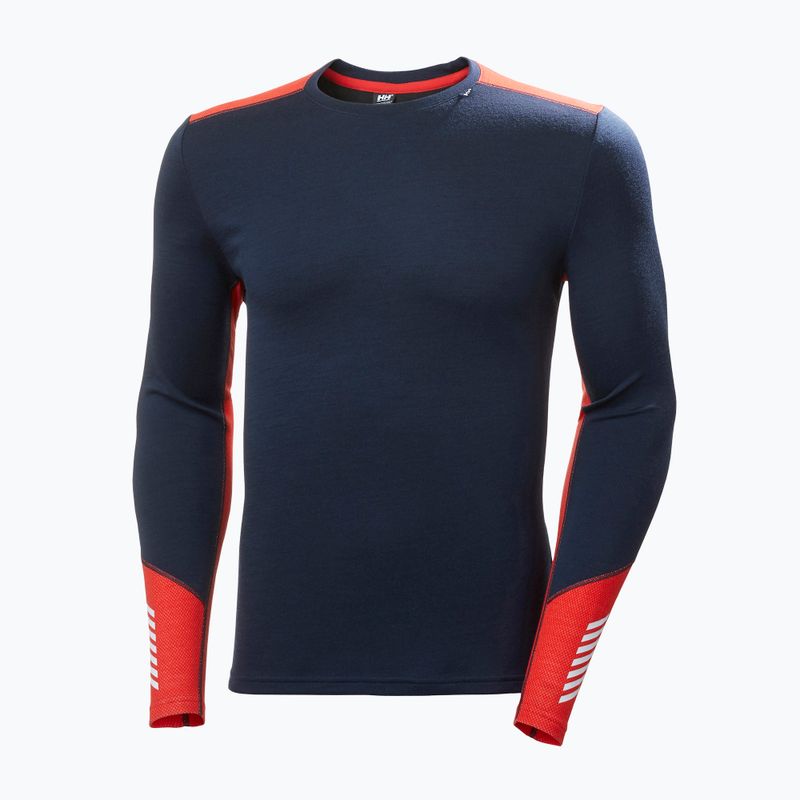 Ανδρικό θερμικό φούτερ Helly Hansen Lifa Merino Midweight Crew navy 5