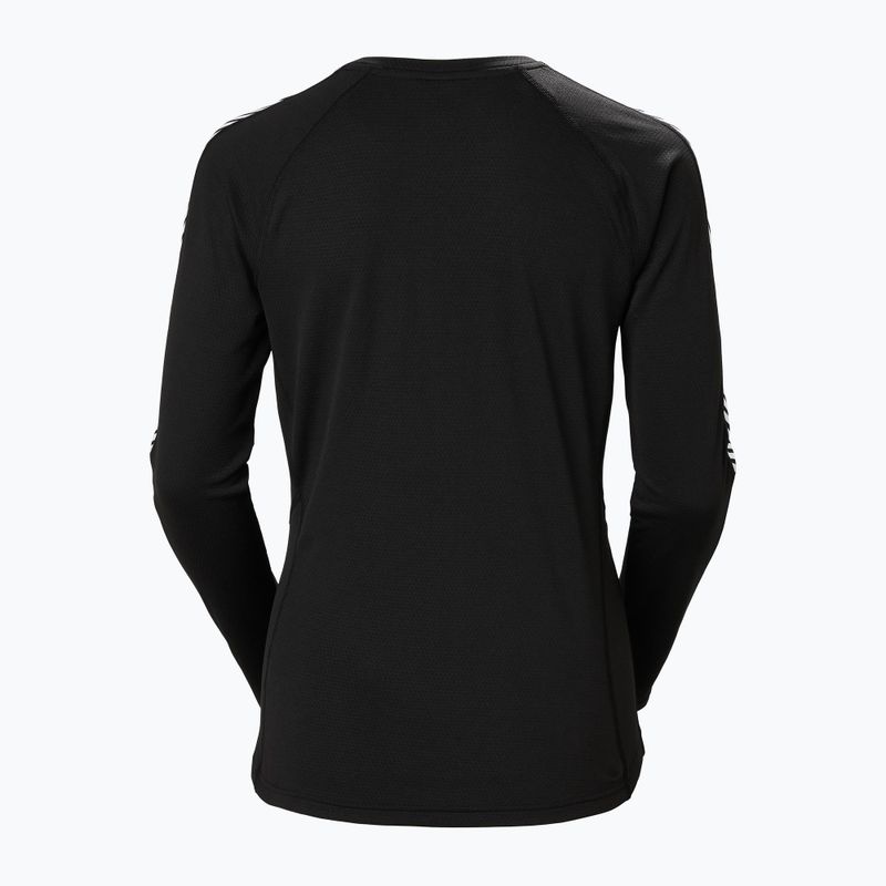 Γυναικείο θερμοδραστικό μακρυμάνικο Helly Hansen Lifa Active Stripe Crew black 2