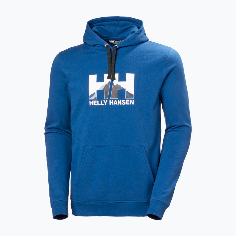 Helly Hansen Nord Graphic Pull Over ανδρικό trekking φούτερ μπλε 62975_606 5