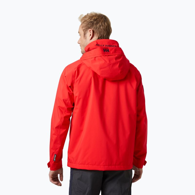 Ανδρικό μπουφάν ιστιοπλοΐας Helly Hansen Hp Racing Lifaloft Hooded alert κόκκινο 2