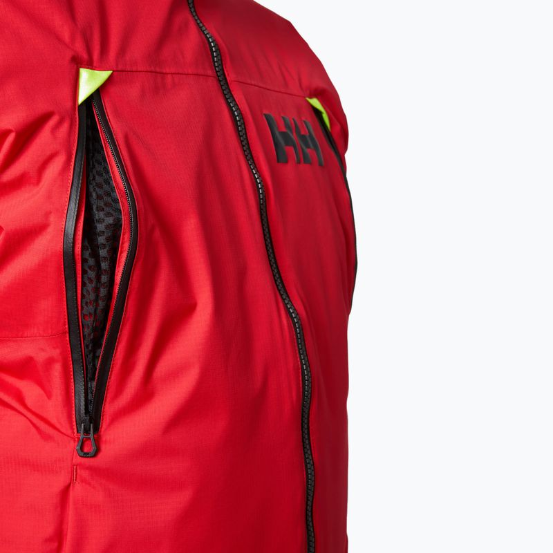 Helly Hansen Aegir H2Flow Midlayer μπουφάν ιστιοπλοΐας συναγερμός κόκκινο 3