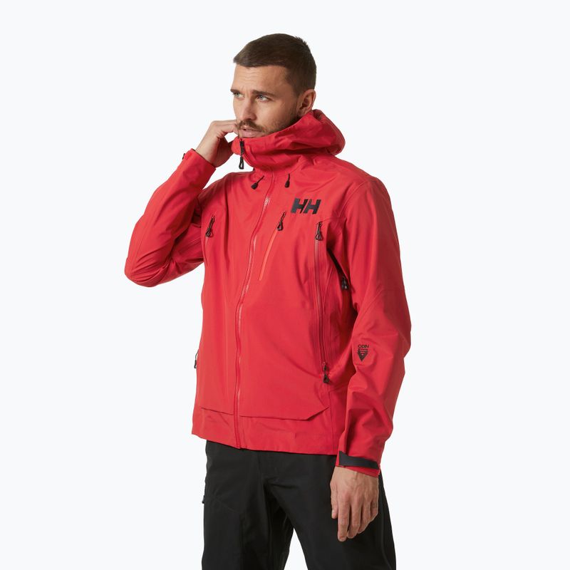 Helly Hansen ανδρικό σκληρό μπουφάν Odin 9 Worlds 2.0 κόκκινο 62938_162