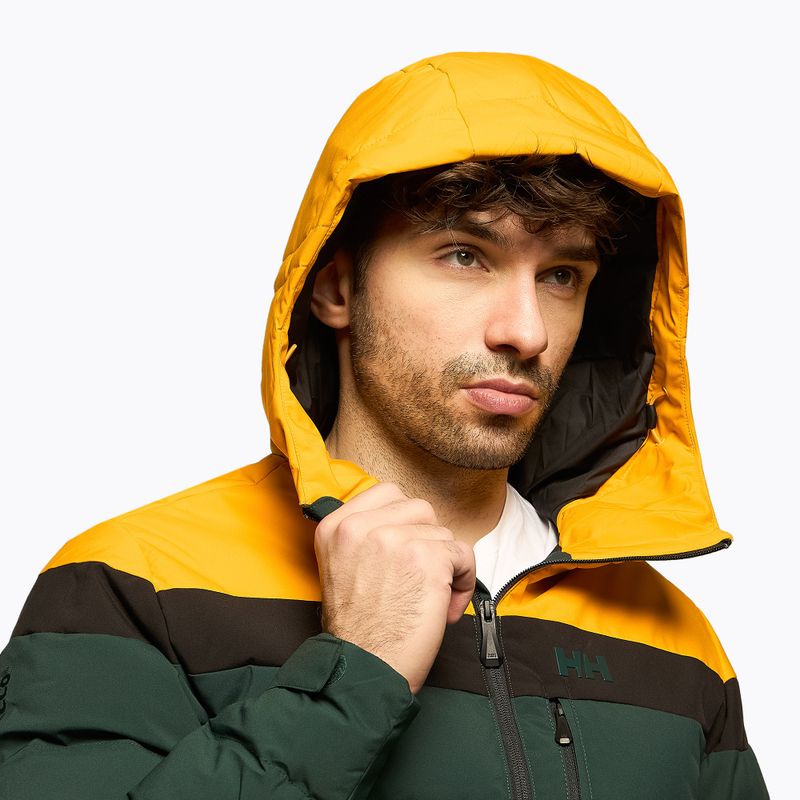 Helly Hansen ανδρικό μπουφάν σκι Bossanova Puffy πράσινο-κίτρινο 65781_495 4