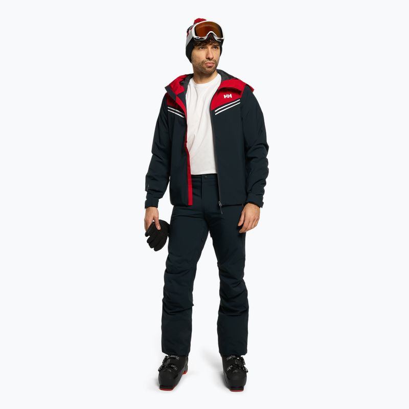 Ανδρικό μπουφάν σκι Helly Hansen Alpine Insulated μπλε και κόκκινο 65874_597 2