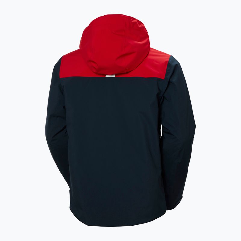 Ανδρικό μπουφάν σκι Helly Hansen Alpine Insulated μπλε και κόκκινο 65874_597 7