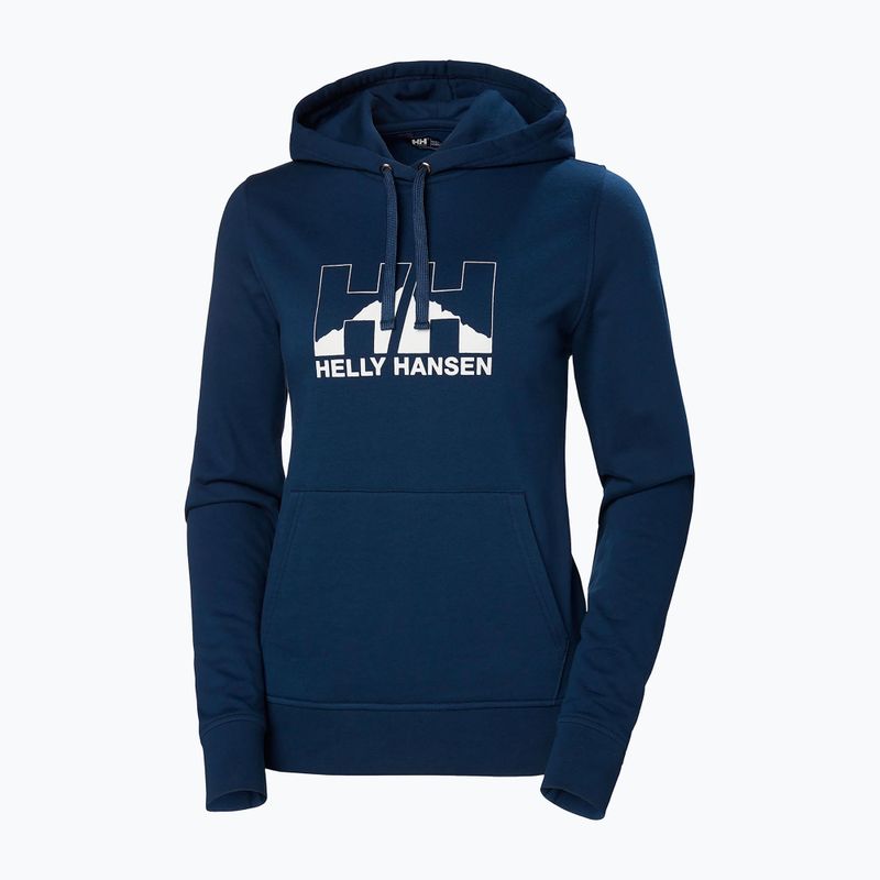 Γυναικείο φούτερ Trekking Helly Hansen Nord Graphic Pullover Hoodie navy blue 62981_584 5