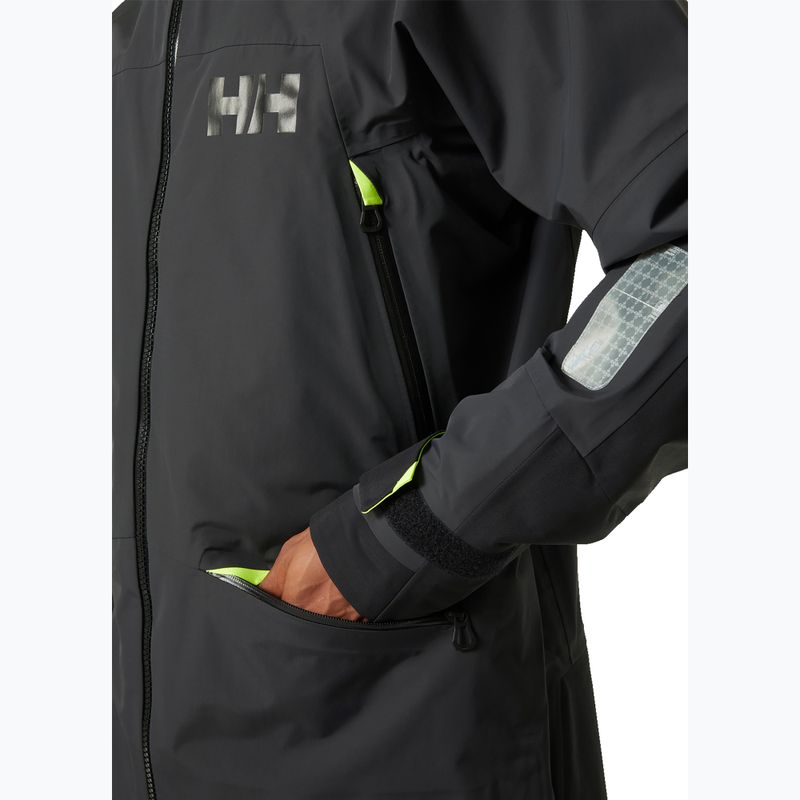 Ανδρικό μπουφάν ιστιοπλοΐας Helly Hansen Aegir Race 2.0 ebony 7