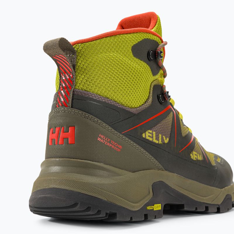 Helly Hansen Cascade Mid HT ανδρικές μπότες πεζοπορίας neon moss/utility green 11