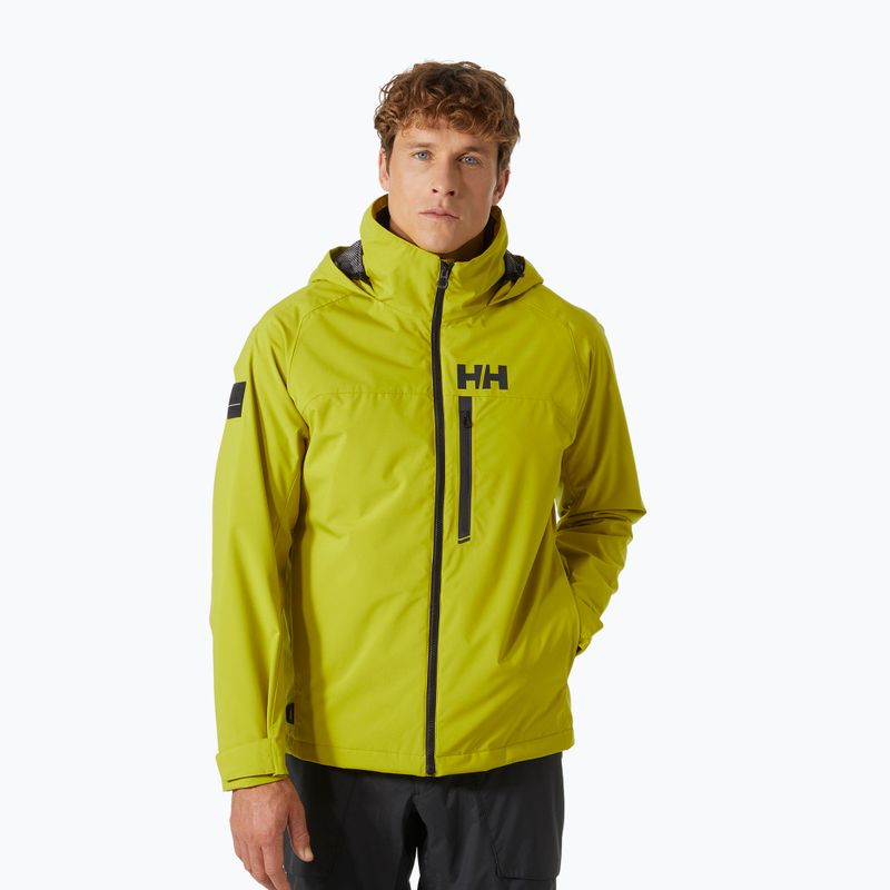 Ανδρικό μπουφάν ιστιοπλοΐας Helly Hansen Hp Racing Lifaloft Hooded bright moss