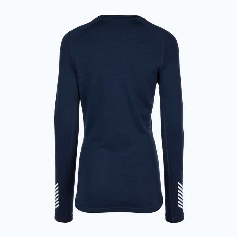 Γυναικείο θερμικό φούτερ Helly Hansen Lifa Merino Midweight Gra Crew navy star pixel 6