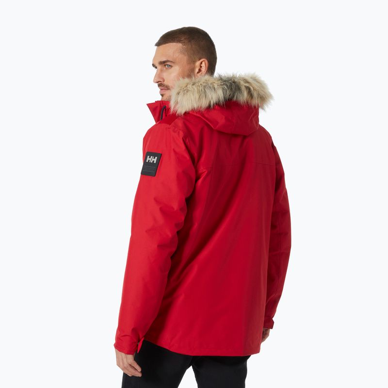 Helly Hansen ανδρικό πουπουλένιο μπουφάν Coastal 3.0 Parka κόκκινο 2