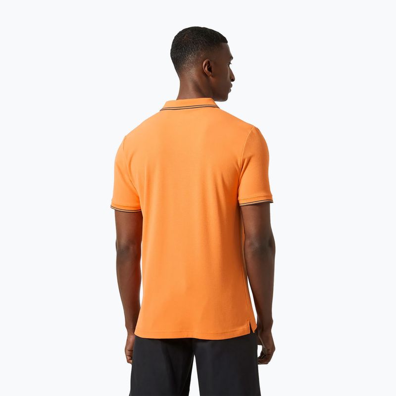 Ανδρικό μπλουζάκι πόλο Helly Hansen Kos Polo poppy orange 2