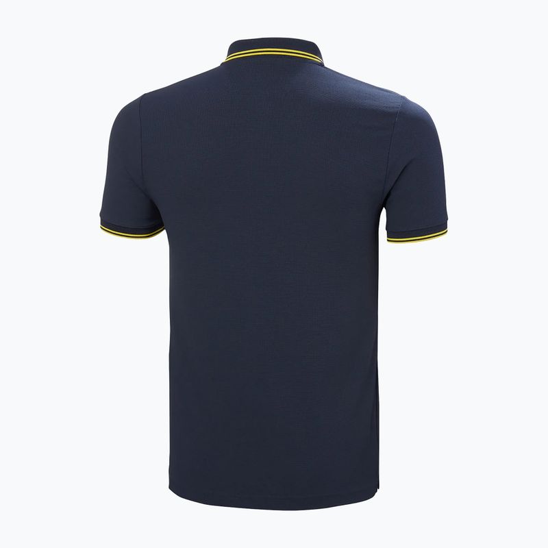 Ανδρικό μπλουζάκι πόλο Helly Hansen Kos Polo navy/gold rush 6