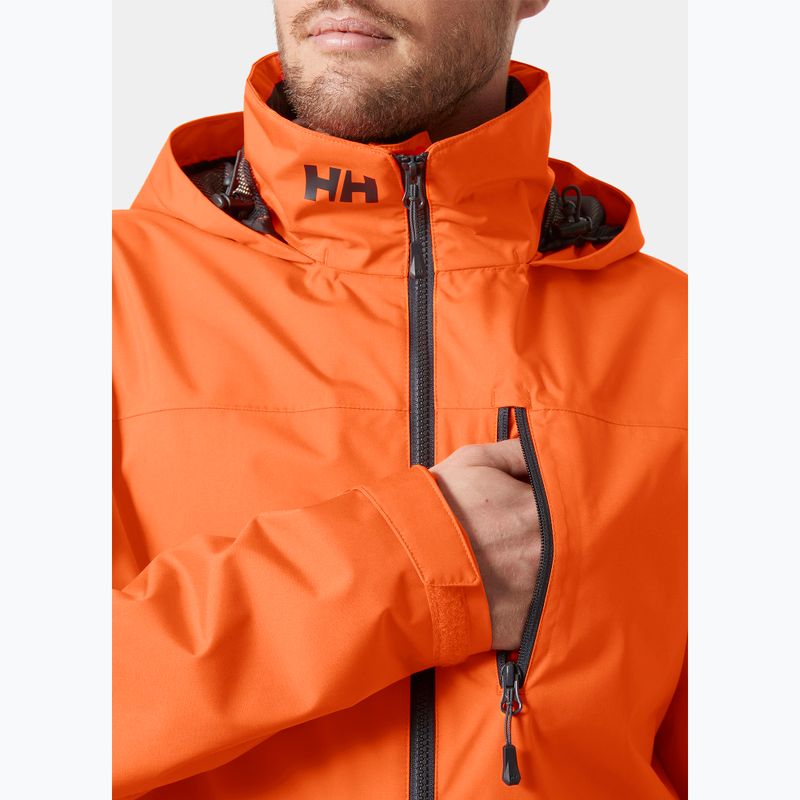 Ανδρικό ιστιοπλοϊκό μπουφάν Helly Hansen Crew Hooded 2.0 flame 5