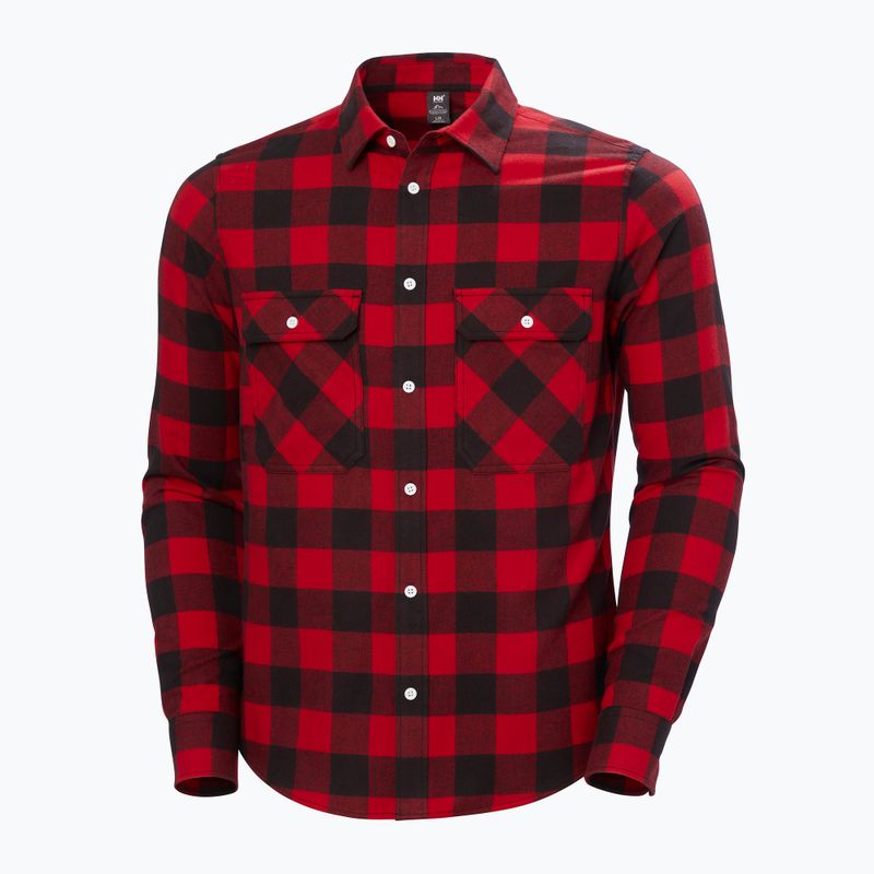 Ανδρικό πουκάμισο Helly Hansen Lokka Organic Flannel red buffalo check 5