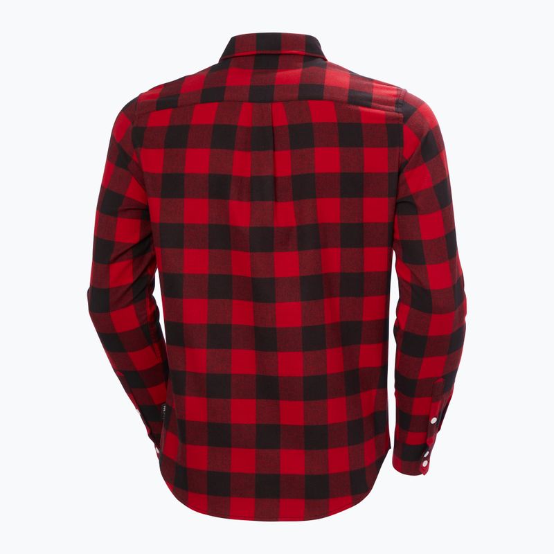 Ανδρικό πουκάμισο Helly Hansen Lokka Organic Flannel red buffalo check 6