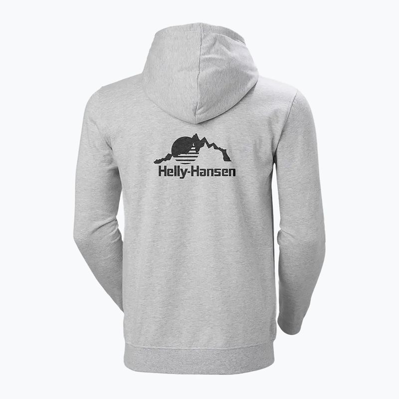 Ανδρικό Helly Hansen Nord Graphic Pull Over Hoodie γκρι μελανζέ 2 2