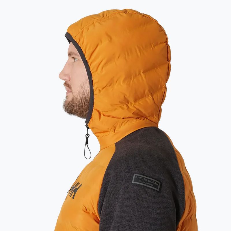 Helly Hansen ανδρικό μπουφάν ιστιοπλοΐας Arctic Ocean Hybrid Insulator μουστάρδα 3