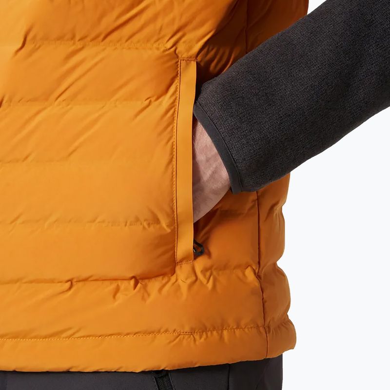 Helly Hansen ανδρικό μπουφάν ιστιοπλοΐας Arctic Ocean Hybrid Insulator μουστάρδα 4