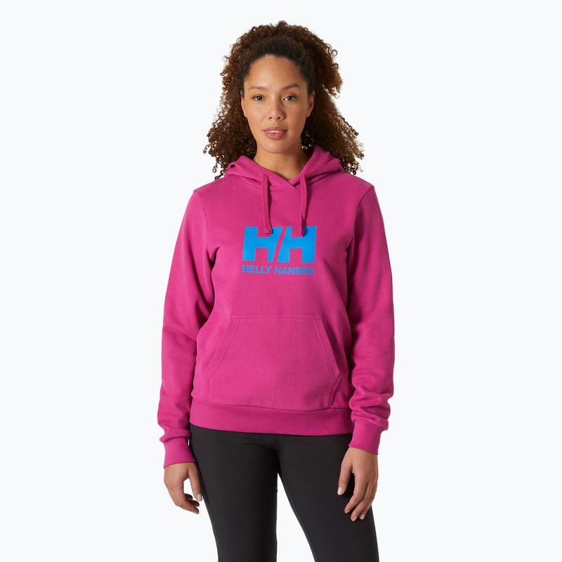 Helly Hansen γυναικείο φούτερ HH Logo Hoodie 2.0 magenta 2.0