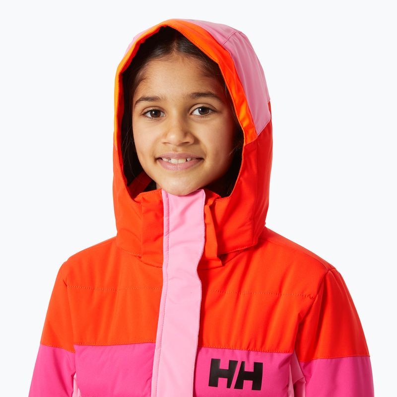 Παιδικό μπουφάν για σκι Helly Hansen Diamond sugar pink 3