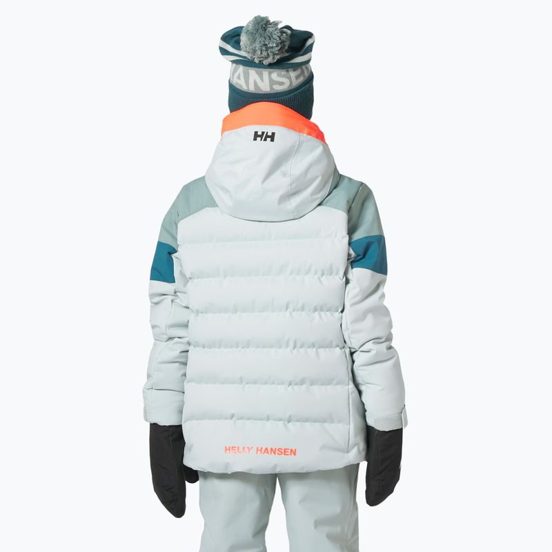 Παιδικό μπουφάν για σκι Helly Hansen Diamond green mist 2