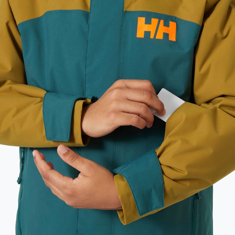 Παιδικό μπουφάν για σκι Helly Hansen Level dark creek 5