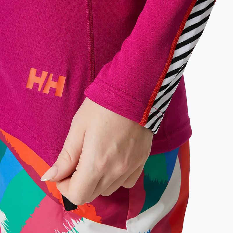 Γυναικείο θερμοδραστικό μακρυμάνικο Helly Hansen Lifa Active Stripe Crew magenta 2.0 3