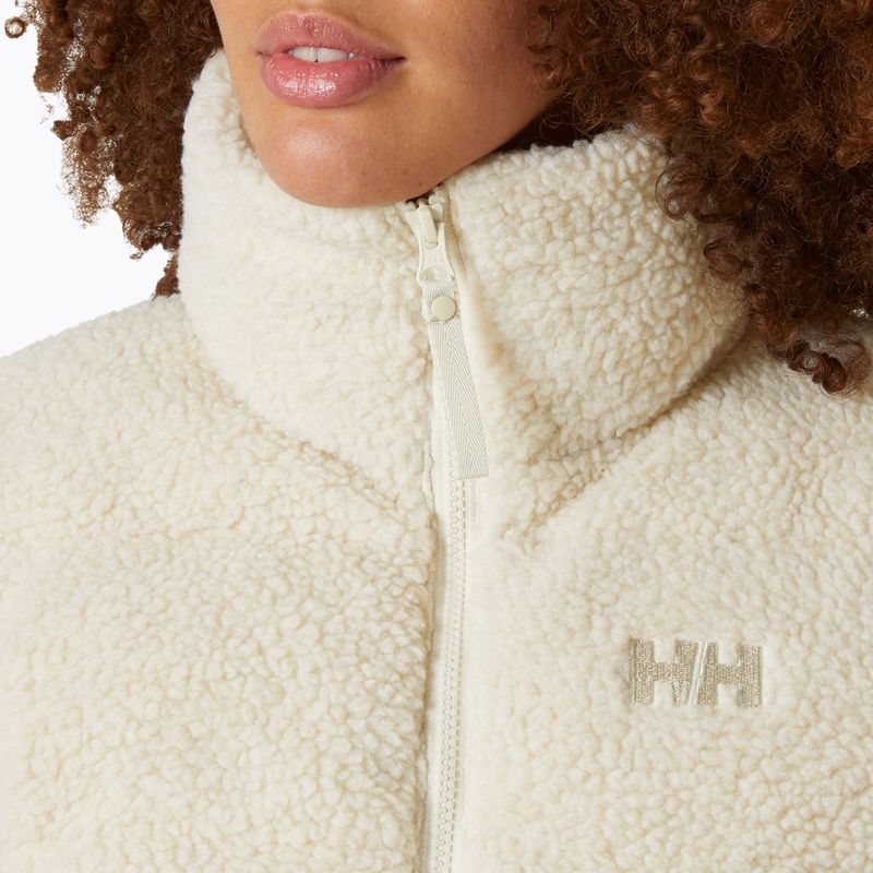 Helly Hansen Yu Teddy Pile κρεμ γυναικείο πουπουλένιο μπουφάν 3