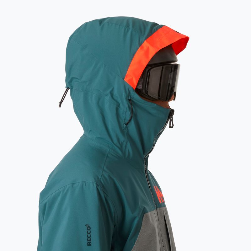 Ανδρικό μπουφάν σκι Helly Hansen Straightline Lifaloft 2.0 dark creek 3