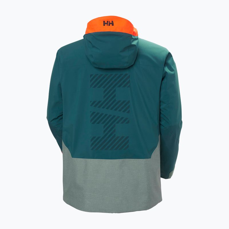 Ανδρικό μπουφάν σκι Helly Hansen Straightline Lifaloft 2.0 dark creek 11