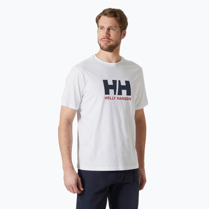 Ανδρικό μπλουζάκι Helly Hansen Logo 2.0 white