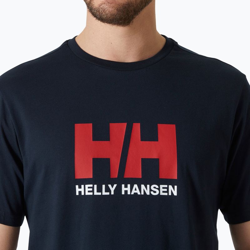 Ανδρικό μπλουζάκι Helly Hansen Logo 2.0 navy 3