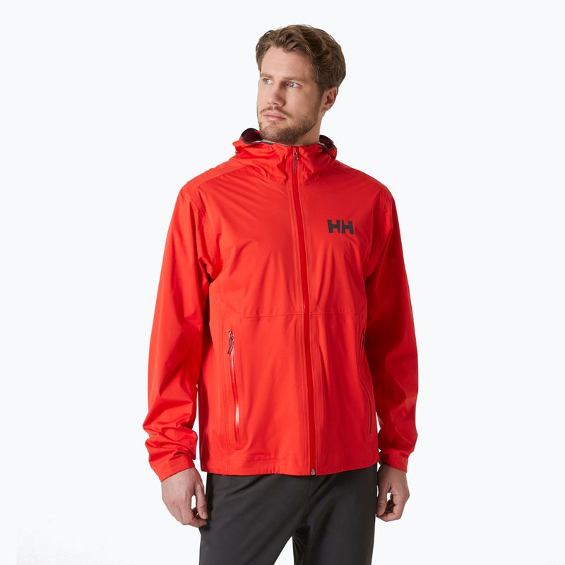 Ανδρικό Helly Hansen Momentum 3L Stretch alert κόκκινο μπουφάν βροχής