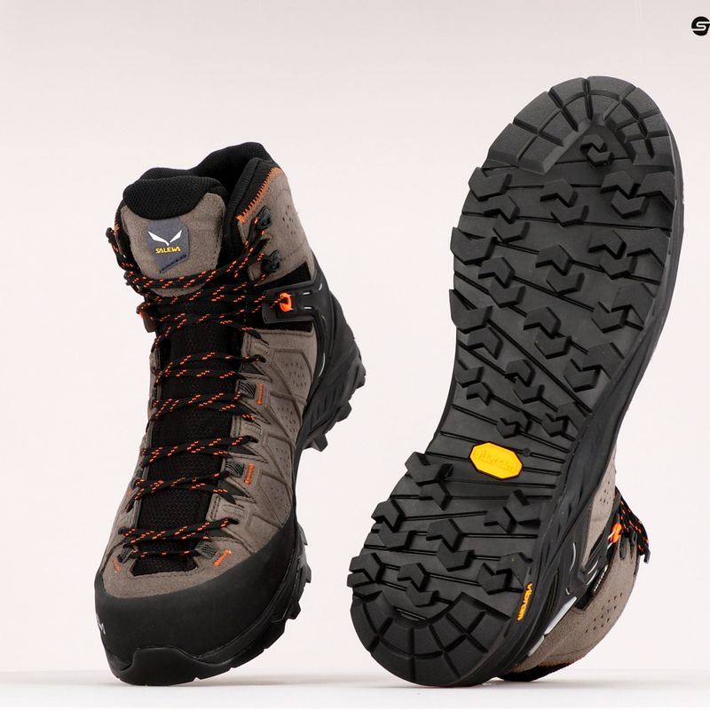 Ανδρικές μπότες πεζοπορίας Salewa Alp Trainer 2 Mid GTX καφέ 00-0000061382 15