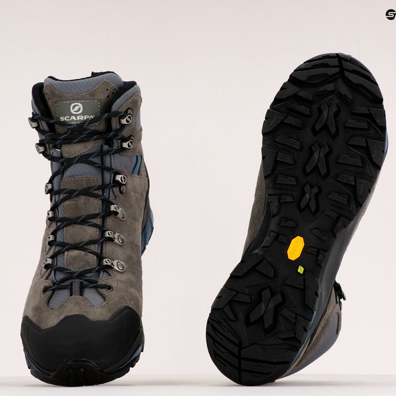 Ανδρικές μπότες πεζοπορίας SCARPA ZG TREK GTX γκρι 67075-200 10