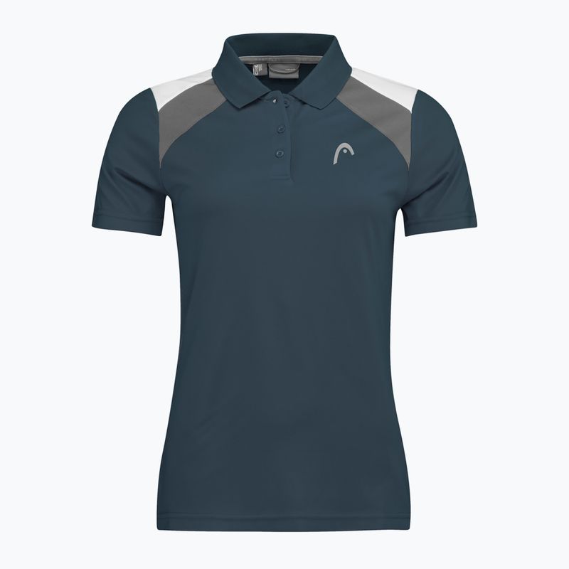 Γυναικείο μπλουζάκι πόλο τένις HEAD Club 22 Tech Polo navy